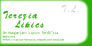 terezia lipics business card